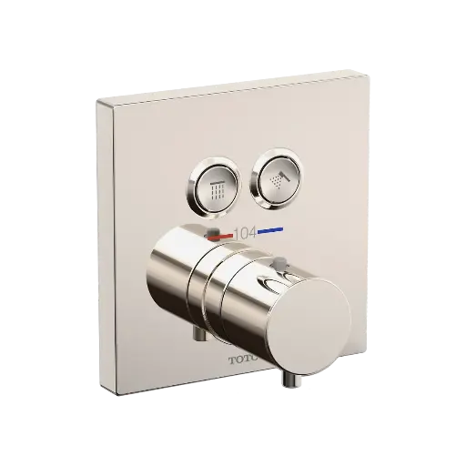 [TOTO-TBV02406U#PN] TOTO TBV02406U#PN Thermostatic Mixing Valve Two Function Trim Polished Nickel