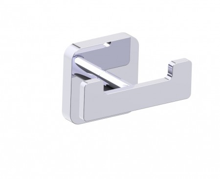 [KART-254132-81] Kartners 254132-81 MILAN Double Robe Hook Brushed Nickel