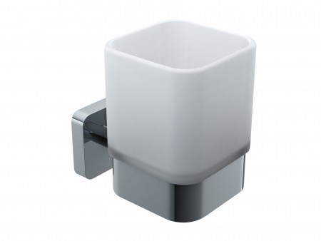 [KART-254660-81] Kartners 254660-81 MILAN Tumbler w/ Holder Brushed Nickel