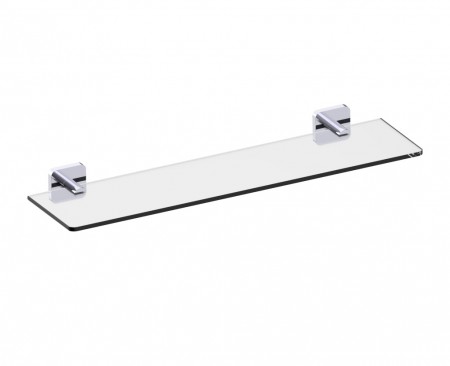 [KART-254671-33] Kartners 254671-33 MILAN Glass Shelf 20"- Titanium 