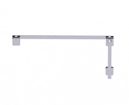 [KART-25470824-33] Kartners 25470824-33 Milan 8"x24" Offset Shower Door Handles Titanium 