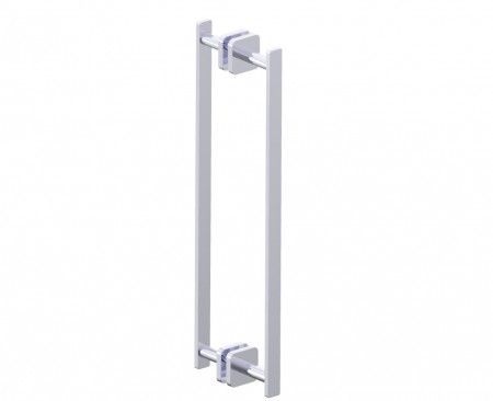 [KART-2547818-33] Kartners 2547818-33 MILAN 18" Double Shower Door Handle Titanium 