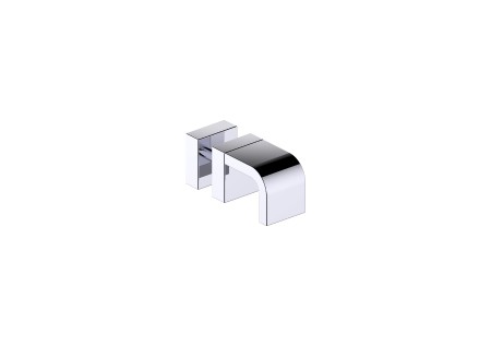 [KART-2557501-81] Kartners 2557501-81 COLOGNE Shower Door Handle single knob Brushed Nickel