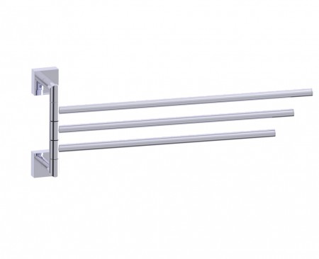 [KART-262111-33] Kartners 262111-33 MADRID Triple Towel Holder 16" Swivel Titanium