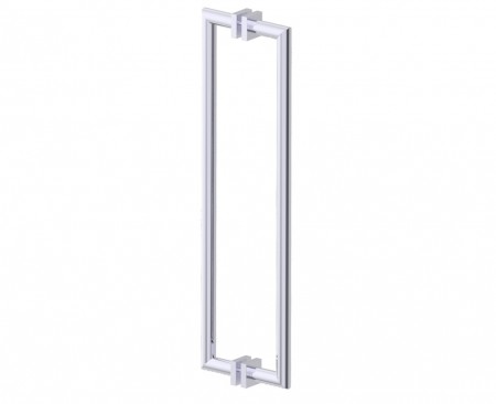 [KART-2627824-81] Kartners 2627824-81 MADRID 24" Double Shower Door Handle Brushed Nickel