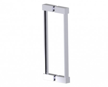 [KART-2777812-81] Kartners 2777812-81 LISBON 12" Double Shower Door Handle Brushed Nickel