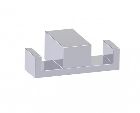 [KART-288132-81] Kartners 288132-81 MUNICH Robe Hook double Brushed Nickel