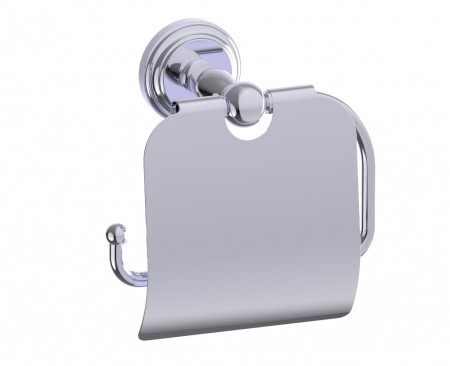 [KART-322153-33] Kartners 322153-33 FLORENCE Tissue Holder w/ cover- Titanium 