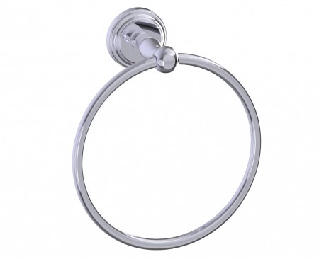 [KART-322460-68] Kartners 322460-68 FLORENCE Towel Ring Polished Nickel