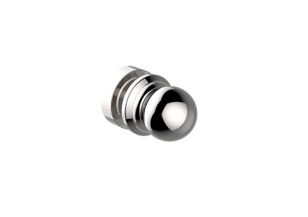 [KART-3227501-81] Kartners 3227501-81 FLORENCE Single Shower Door Handle Knob- Brushed Nickel