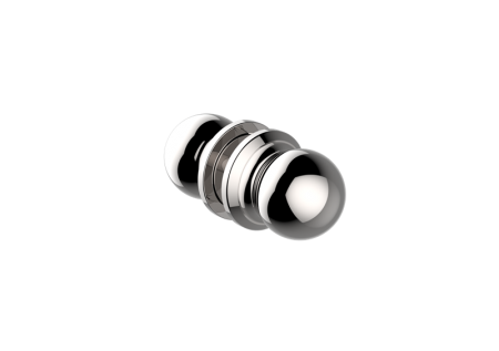 [KART-3227502-33] Kartners 3227502-33 FLORENCE Double Shower Door Handle Knob- Titanium