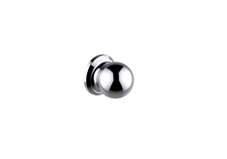 [KART-3227503-81] Kartners 3227503-81 FLORENCE Single Shower Door Handle Knob- Brushed Nickel