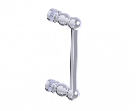 [KART-3227508-81] Kartners 3227508-81 FLORENCE 8" Single Shower Door Handle- Brushed Nickel