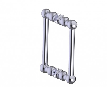 [KART-3227808-33] Kartners 3227808-33 FLORENCE 8" Double Shower Door Handle- Titanium 