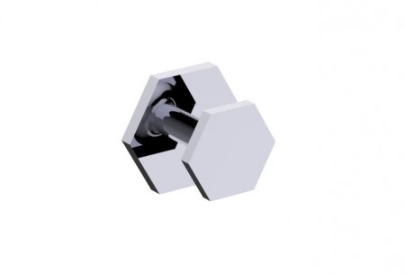 [KART-3427503-33] Kartners 3427503-33 PISA Single Knob to pair w/ Handle- Titanium 