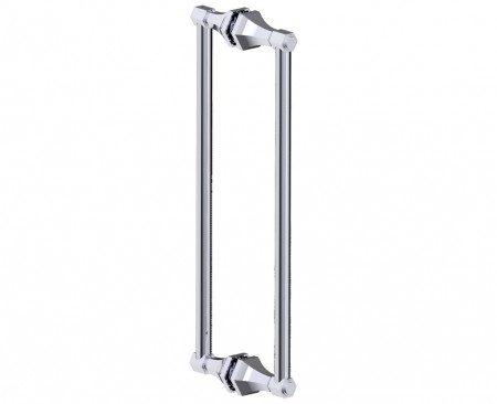 [KART-3427818-33] Kartners 3427818-33 PISA Double Shower Door Handle 18"- Titanium 