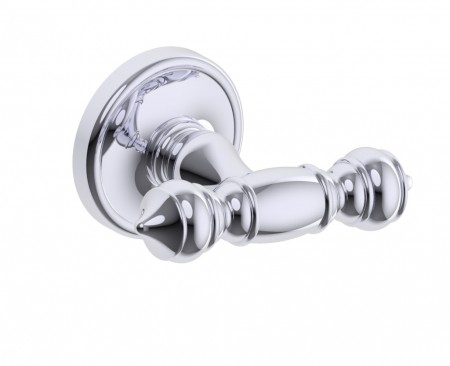 [KART-351132-33] Kartners 351132-33 LYON Double Robe Hook Titanium 