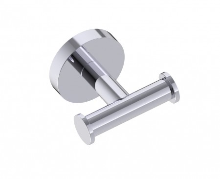 [KART-365132-33] Kartners 365132-33 CIRCO Double Robe Hook Titanium 