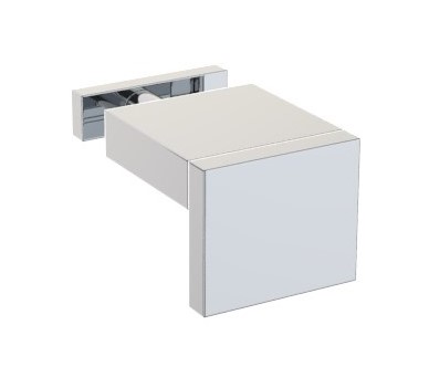 [KART-4407501-81] Kartners 4407501-81 HAMBURG Single Shower Door Handle Knob Brushed Nickel 