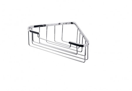 [KART-828006-81] Kartners 828006-81 Wire Basket Corner Mount 6"- Brushed Nickel