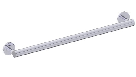 [KART-8289124-35MM-33] Kartners 8289124-35MM-33 New Bath Grab Bar Round 24" 35mm- Titanium 