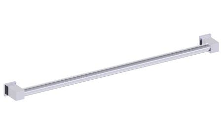[KART-8289836-81] Kartners 8289836-81 Round Grab Bar w/ Square Ends 36"- Brushed Nickel