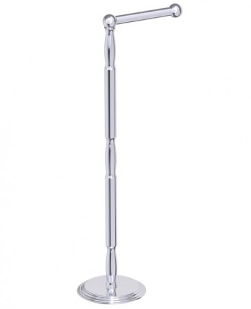 [KART-KFS-FL-TP-81] Kartners KFS-FL-TP-81 Free Standing Single Towel Rail Brushed Nickel 