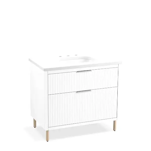 [KOH-32171-ASB-0] Kohler 32171-ASB-0 Spacity 36" Wall Hung Vanity Cabinet With Sink White