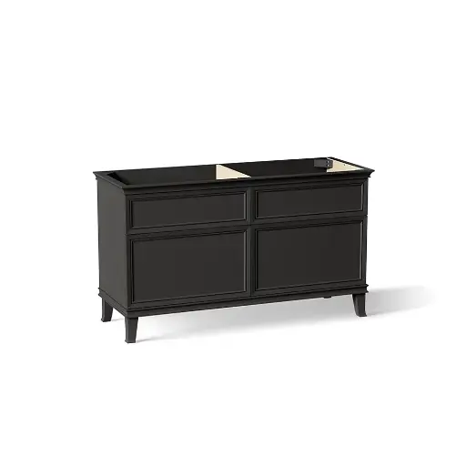 [KOH-33560-BWK] Kohler 33560-BWK Artifacts 60" Bathroom Vanity Cabinet Carbon Oak
