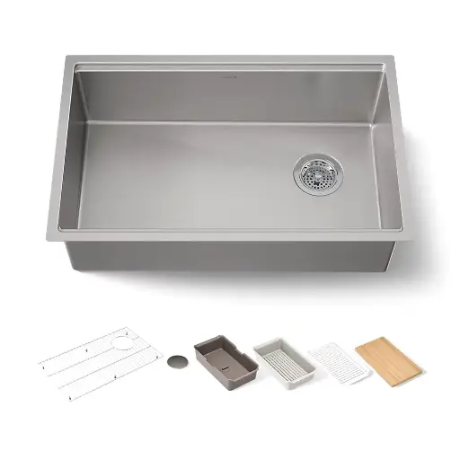 [KOH-33660-PC-NA] Kohler 33660-PC-NA Strive 29" Undermount Workstation Kitchen Sink Stainless Steel