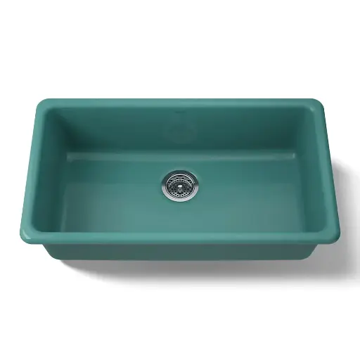 [KOH-5707-17] Kohler 5707-17 Iron Tones 33" Single Bowl Kitchen Sink Teal