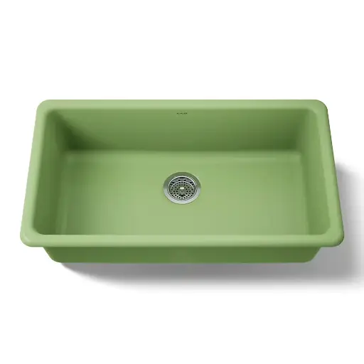 [KOH-5707-34] Kohler 5707-34 Iron Tones 33" Single Bowl Kitchen Sink Fresh Green
