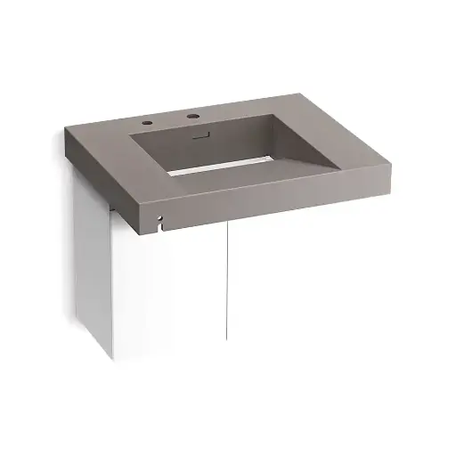 [KOH-81029-BPW-KCE] Kohler 81029-BPW-KCE Constellation 30" Wall Mount Lavatory System Ash Concrete