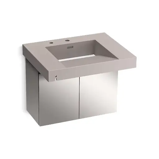 [KOH-81029-BSS-KCN] Kohler 81029-BSS-KCN Constellation 30" Wall Mount Lavatory System Neutral Concrete