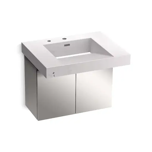 [KOH-81029-BSS-KES] Kohler 81029-BSS-KES Constellation 30" Wall Mount Lavatory System Et Statuario