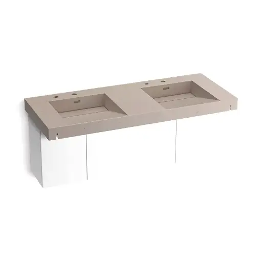 [KOH-81030-BPW-KCC] Kohler 81030-BPW-KCC Constellation 60" Wall Mount Basin Lavatory System Canvas