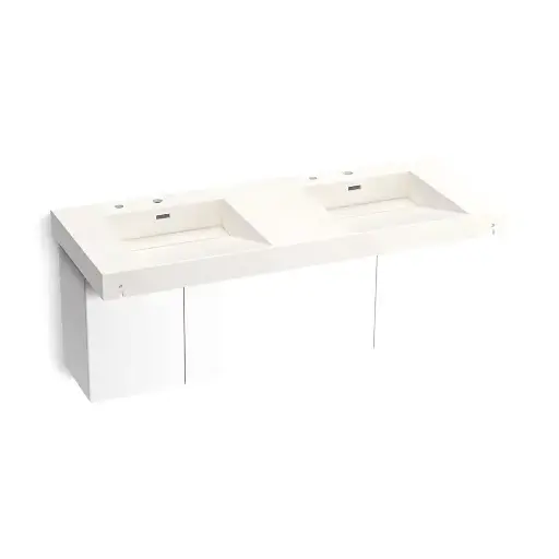 [KOH-81030-BPW-KCR] Kohler 81030-BPW-KCR Constellation 60" Wall Mount Basin Lavatory System Arrow Root