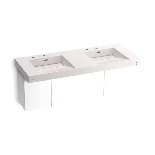 [KOH-81030-BPW-KES] Kohler 81030-BPW-KES Constellation 60" Wall Mount Basin Lavatory System Et Statuario