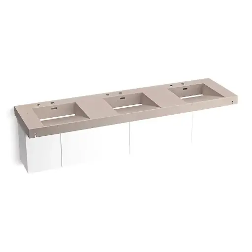 [KOH-81031-BPW-KCC] Kohler 81031-BPW-KCC Constellation 90" Wall Mount Lavatory System Canvas