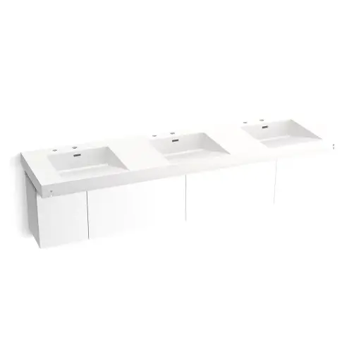 [KOH-81031-BPW-KEW] Kohler 81031-BPW-KEW Constellation 90" Wall Mount Lavatory System Iconic White