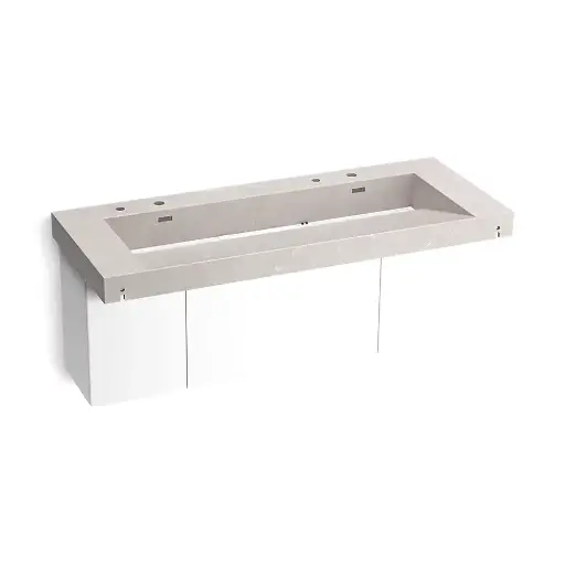 [KOH-81032-BPW-KED] Kohler 81032-BPW-KED Constellation 60" Wall Mount Trough System Desert Silver