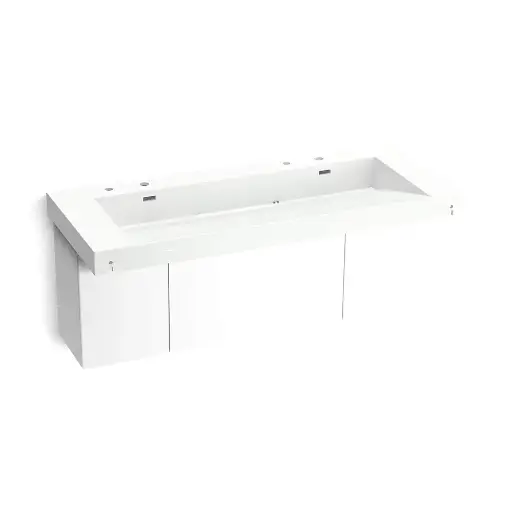 [KOH-81032-BPW-KEH] Kohler 81032-BPW-KEH Constellation 60" Wall Mount Trough System Miami White