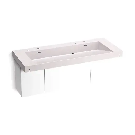 [KOH-81032-BPW-KES] Kohler 81032-BPW-KES Constellation 60" Wall Mount Trough System Et Statuario