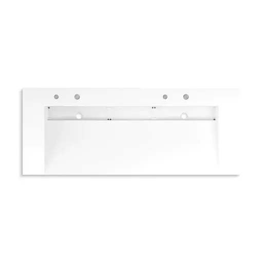 [KOH-81032-BSS-KCG] Kohler 81032-BSS-KCG Constellation 60" Wall Mount Trough System Glacier White
