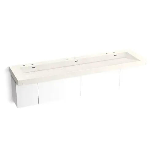 [KOH-81033-BPW-KCR] Kohler 81033-BPW-KCR Constellation 90" Wall Mount Trough System Arrow Root
