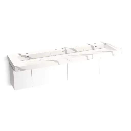 [KOH-81033-BPW-KEB] Kohler 81033-BPW-KEB Constellation 90" Wall Mount Trough System Et Bianco Cal