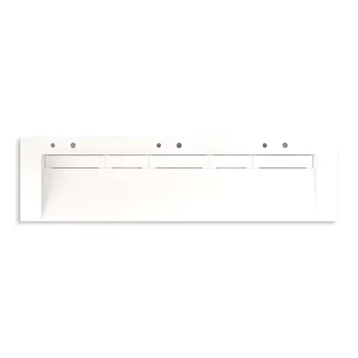 [KOH-81033-BSS-KCD] Kohler 81033-BSS-KCD Constellation 90" Wall Mount Trough System Designer White