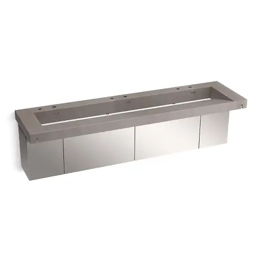 [KOH-81033-BSS-KCE] Kohler 81033-BSS-KCE Constellation 90" Wall Mount Trough System Ash Concrete