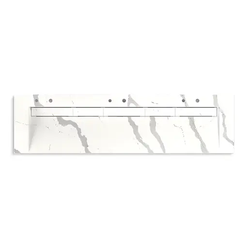 [KOH-81033-BSS-KEB] Kohler 81033-BSS-KEB Constellation 90" Wall Mount Trough System Et Bianco Cal