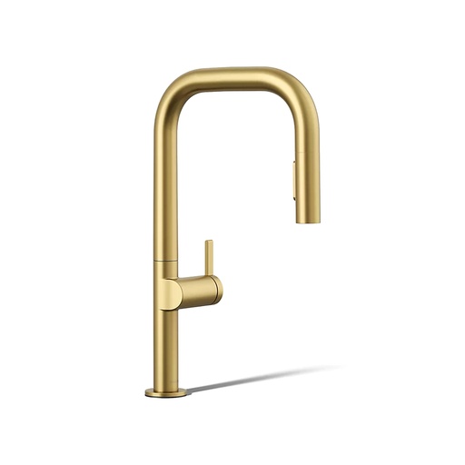 [KOH-28269-2MB] Kohler 28269-2MB Components Pull Down Kitchen Sink Faucet Vibrant Brushed Moderne Brass